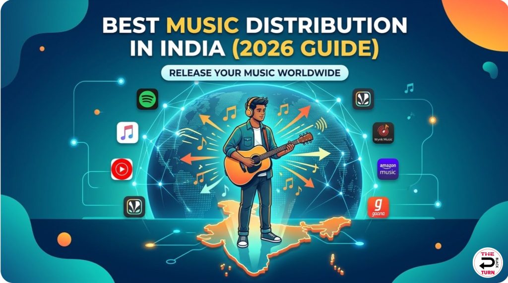 Best Digital Music Distribution in India (2026 Guide) - Release Your Music Worldwide 2 Best Music Distribution in India 2026 Guide to Release Your Music WorldWide The Black Turn
