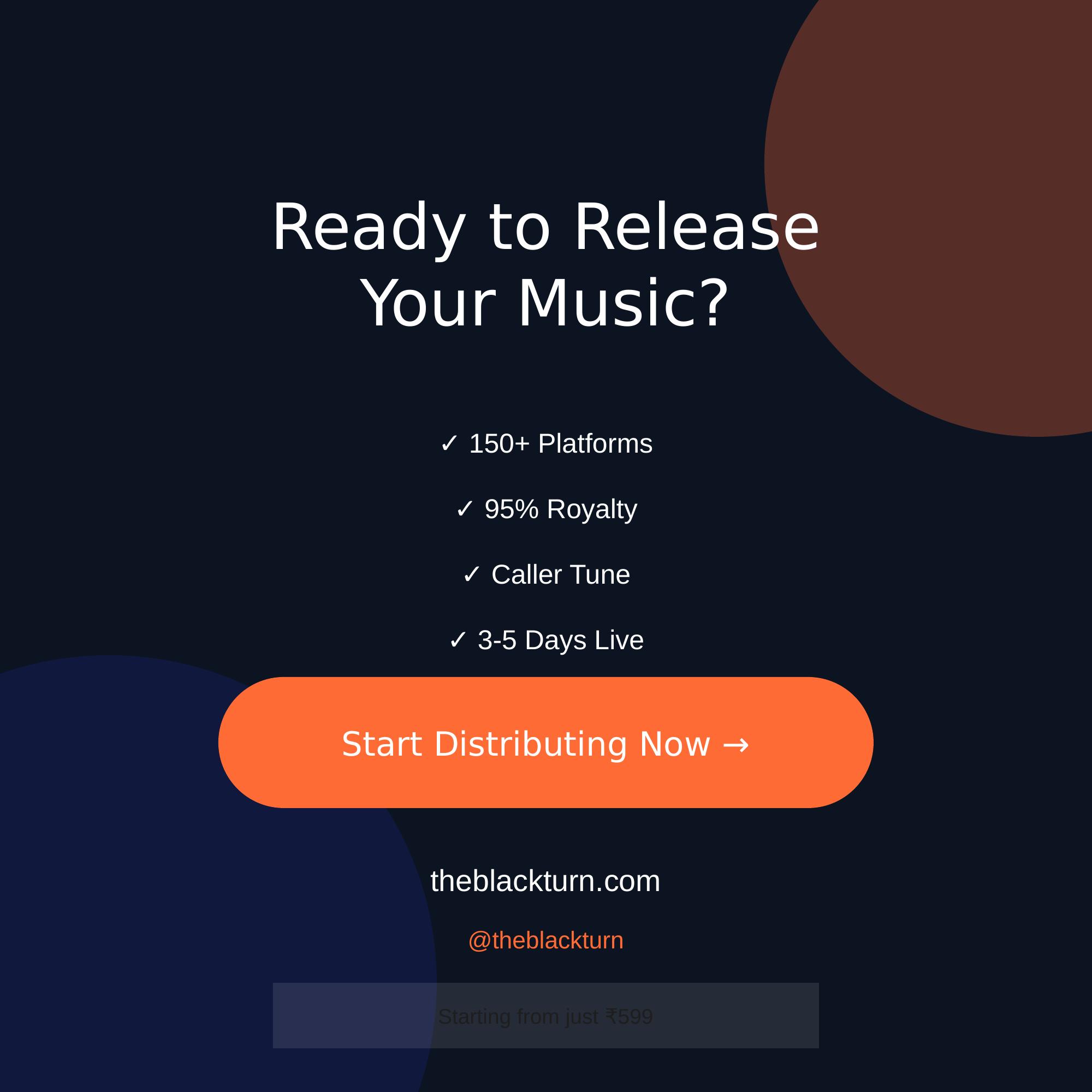 The Black Turn Music Distribution - Start Now