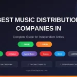Best music distribution companies in India 2026 complete guide showing Spotify JioSaavn Apple Music Gaana Wynk and 150+ platforms with free and paid options for independent artists including caller tune distribution and YouTube Content ID