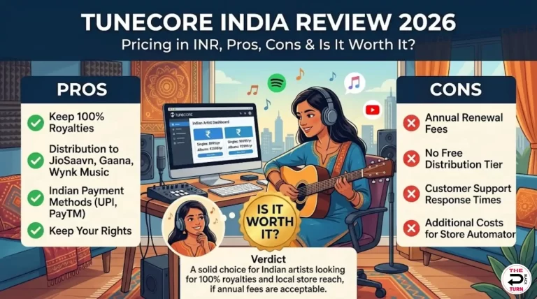 TuneCore India Review 2026: Pricing in INR, Pros, Cons & Is It Worth It?