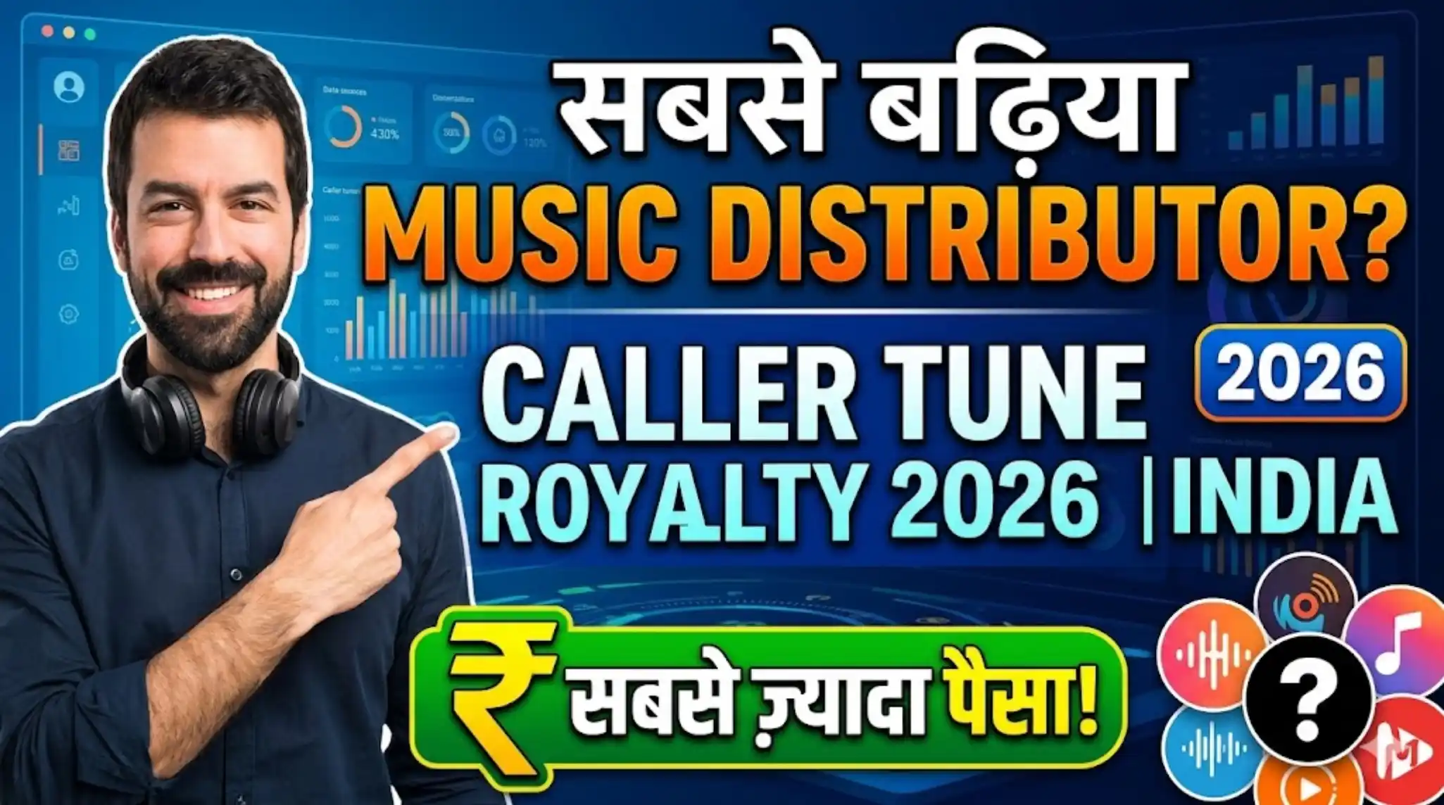 Best Music Distributor That Pays Caller Tune Royalty in India (2026)