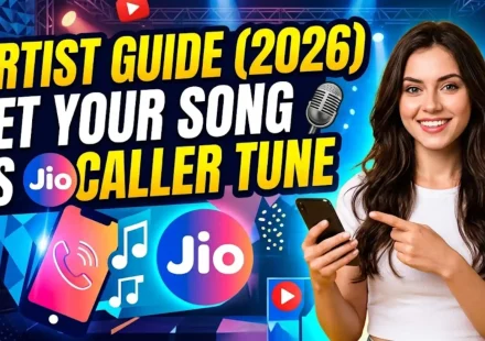 How to set your song as Jio Caller Tune artist guide 2026 showing JioSaavn Jio Tune connection distribution process and how Jio subscribers set caller tunes