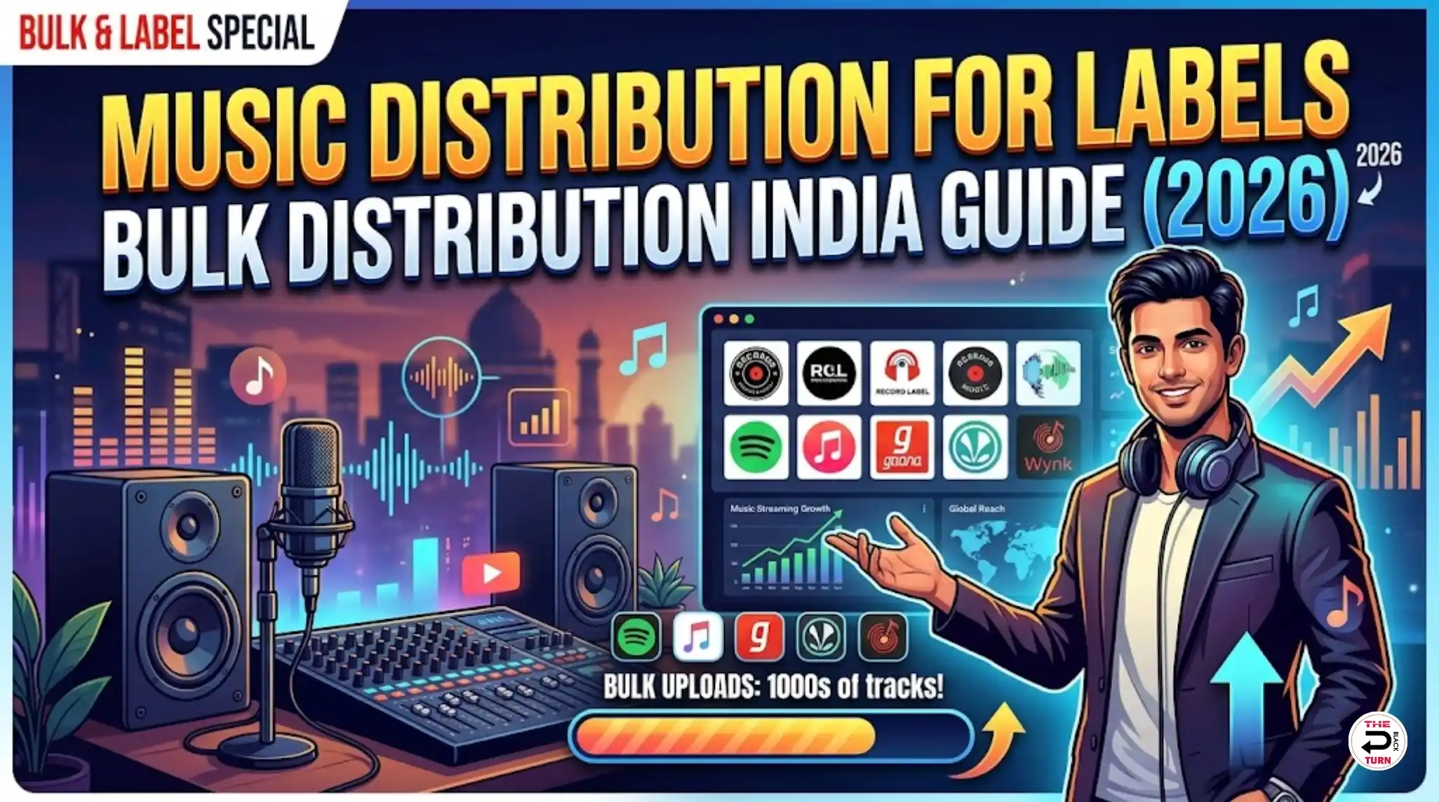 Music Distribution for Labels: Bulk Distribution India Guide (2026)