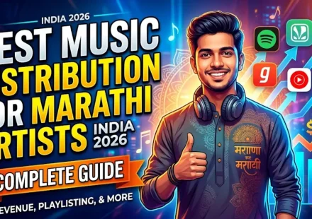 Best music distribution for Marathi artists India 2026 showing Maharashtra streaming Ganesh Chaturthi festival timing JioSaavn Marathi caller tune and music industry coverage