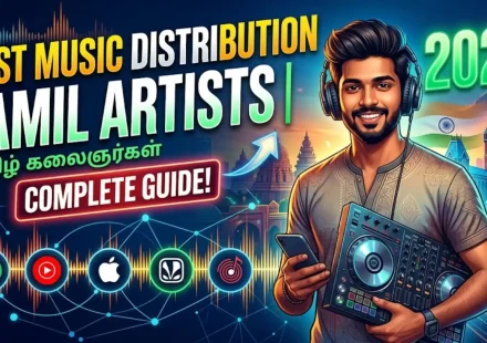 Best music distribution for Tamil artists India 2026 showing streaming Spotify JioSaavn Tamil editorial caller tune YouTube and diaspora Singapore Malaysia Sri Lanka coverage