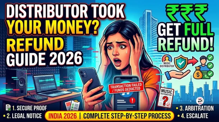 Music Distributor Took My Money India 2026 (Complete Refund Process Guide)