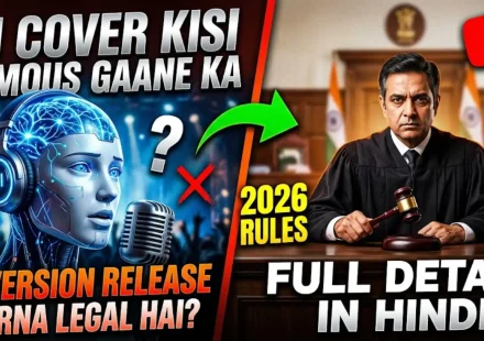 kisi famous gaane ka ai cover release karna legal hai ya nahi 2026