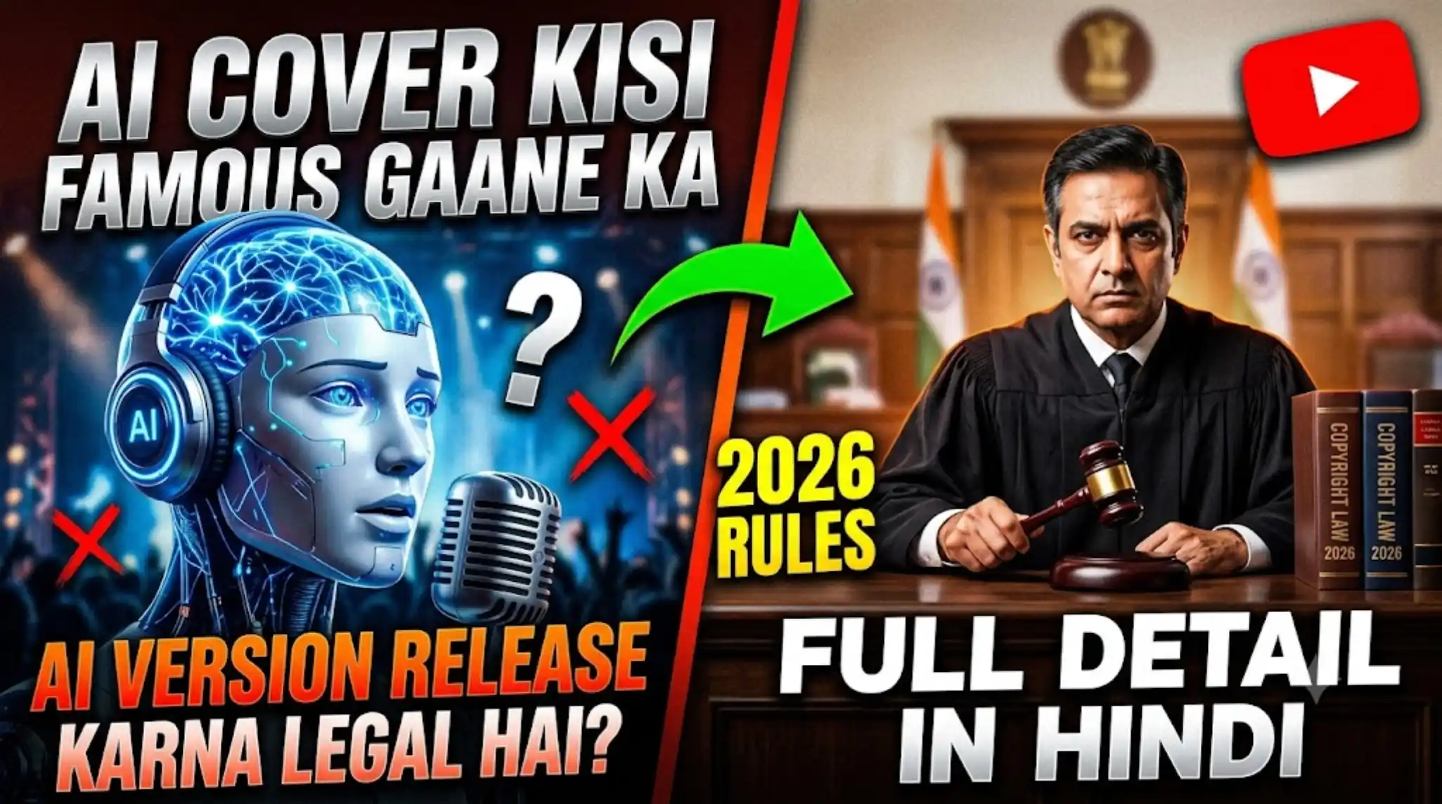 AI Cover Song: Kisi Famous Gaane Ka AI Version Release Karna Legal Hai? (2026)