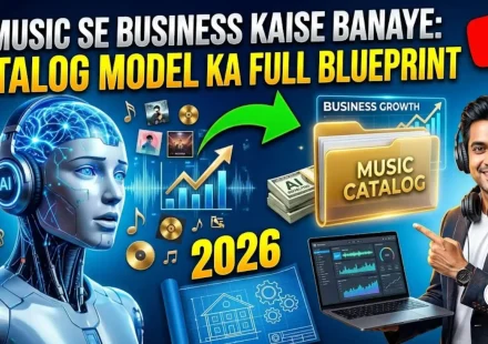 ai music se business banane ka catalog model lofi instrumental devotional 2026