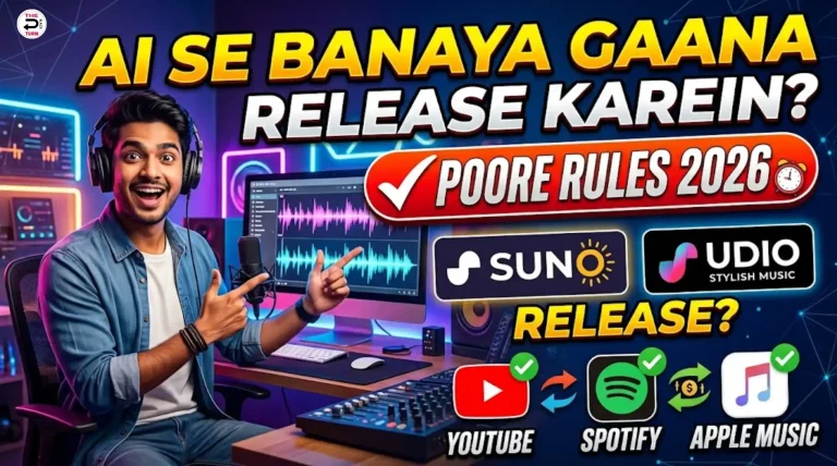 AI Se Banaya Gaana (Suno, Udio) Release Kar Sakte Hain? Poore Rules 2026