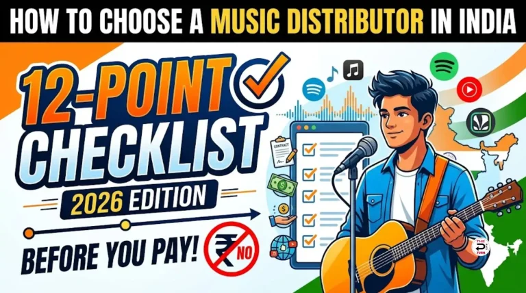 How to Choose a Music Distributor in India: The 12-Point Checklist Before You Pay (2026)