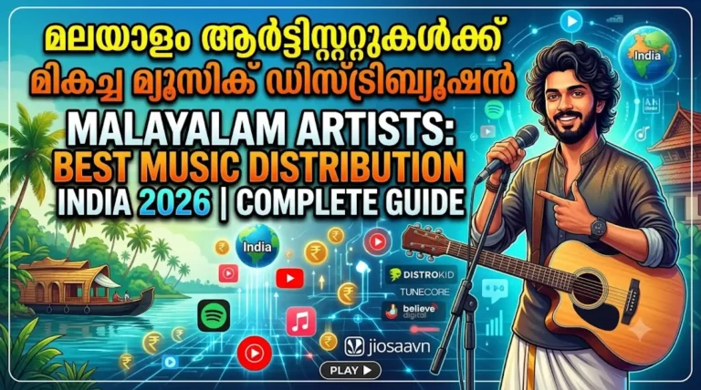 Best Music Distribution for Malayalam Artists India 2026 (Complete Guide)