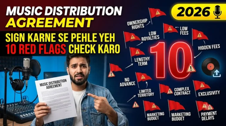 Music Distribution Agreement: Sign Karne Se Pehle Yeh 10 Red Flags Check Karo (2026)