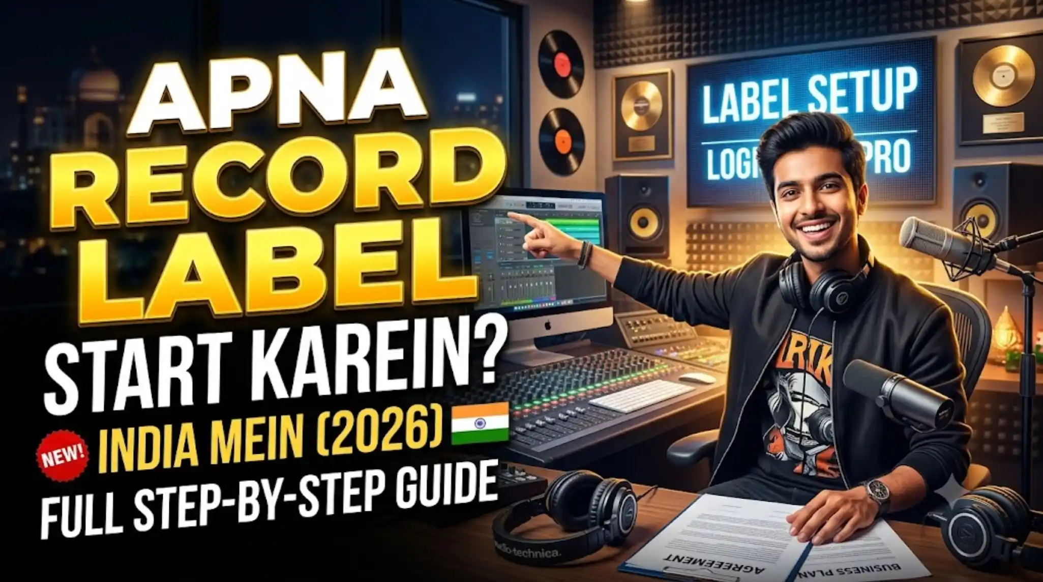 Apna Record Label Kaise Start Kare India Mein (2026)