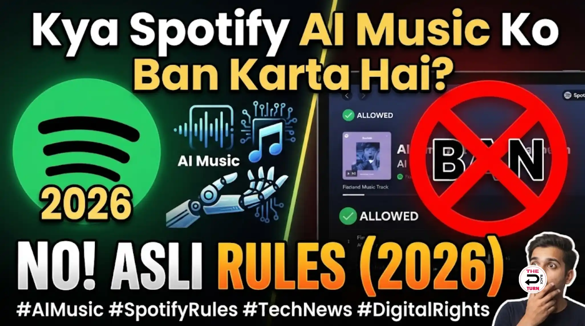 Kya Spotify AI Music Ko Ban Karta Hai? Platforms Ke Asli Rules (2026)