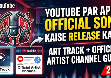 youtube par official song kaise release kare art track aur official artist channel guide 2026