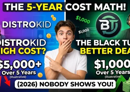 distrokid yearly renewal vs the black turn lifetime distribution cost math for indian artists 2026