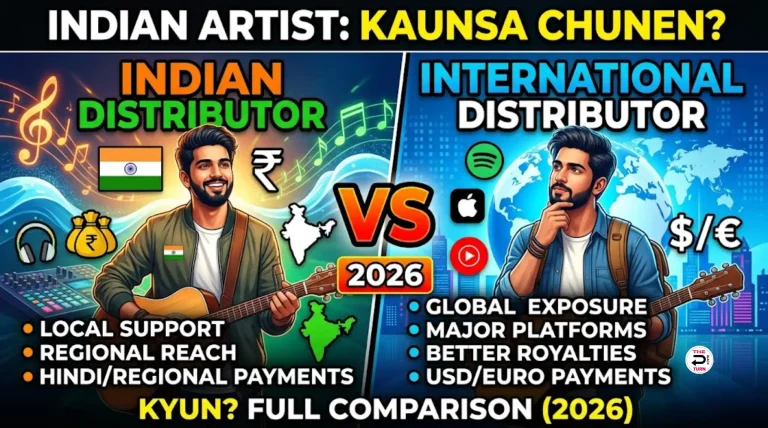 Indian vs International Music Distributor: Indian Artist Ko Kya Chunna Chahiye Aur Kyun (2026)