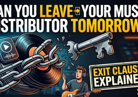music distribution exit clauses ownership and lock in periods compared 2026