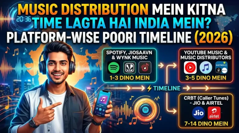 Music Distribution Mein Kitna Time Lagta Hai India Mein? Platform-Wise Poori Timeline (2026)