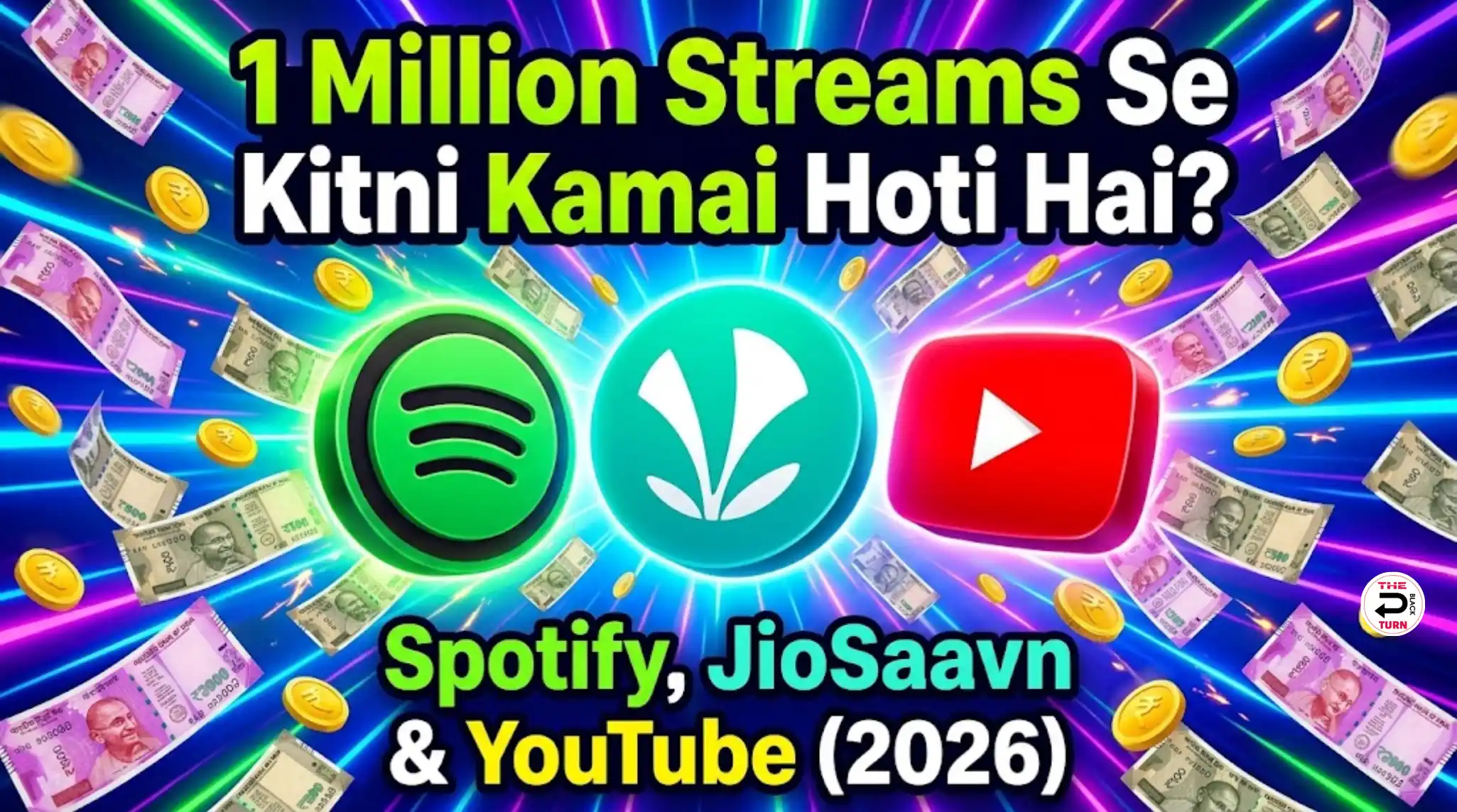 1 Million Streams Se Kitni Kamai Hoti Hai? Spotify, JioSaavn & YouTube (2026)
