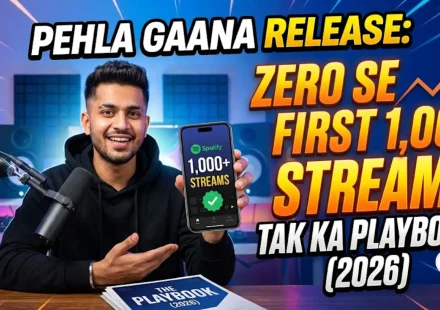 Pehla gaana release, zero se first 1000 streams tak playbook India 2026
