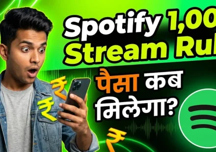 Spotify 1000 stream rule kya hai, gaane ko paisa kab milega India 2026