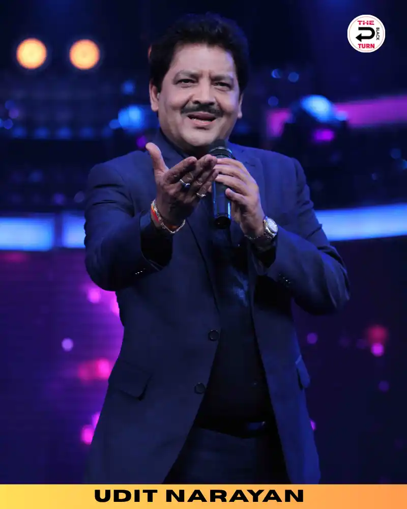 The Black turn - Home Playback singer Udit Narayan performing on stage, worked with The Black Turn